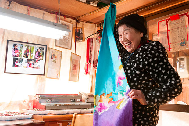 「いろどり」（つまもの）農家　　西蔭幸代さん